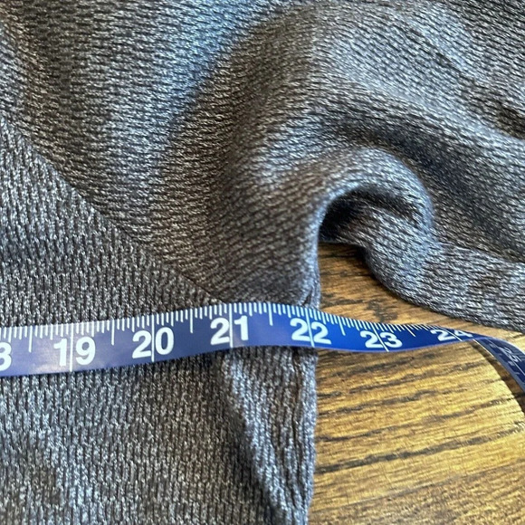 Grayers RAYBURN WAFFLE JACQUARD HOODIE GUNMETAL GRAY Size Large U0761 - Picture 7 of 8